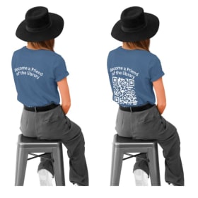 T-shirt with QR code to website - Small-XL item