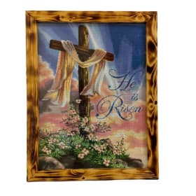 "He is Risen" Framed Diamond Art item