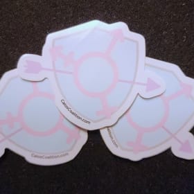 3x (Three) Calos Emblem Stickers item