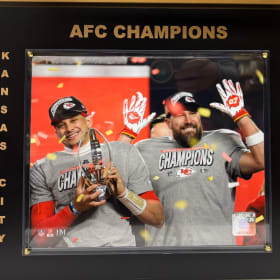 AFC Champions - Mahomes and Kelce plaque item