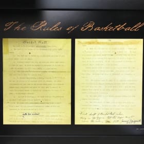 KU Rules of Basketball Plaque item