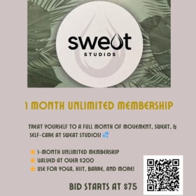 1 month Unlimited Membership item