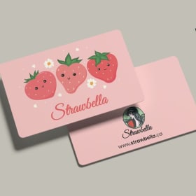 $50 gift card to Strawbella Cafe item