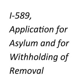 Application for Asylum and for Withholding of Removal item