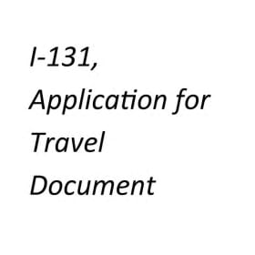 Application for Travel Document item
