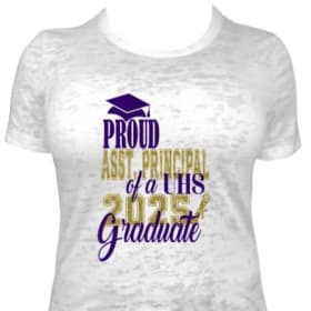 Proud Asst. Principal T-Shirt /  Size: Small - 1X item