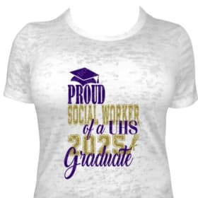 Proud Social Worker T-Shirt /  Size: Small - 1X item