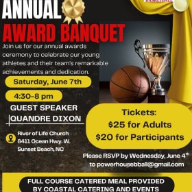 2025 annual banquet tickets (non Powerhouse player) item