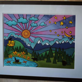 Sunset over Whimseywood | Jennifer Vickers item