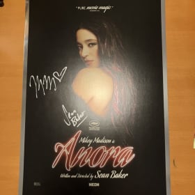 ANORA POSTER 13x19 in. signed by Sean Baker & Mikey Madison item