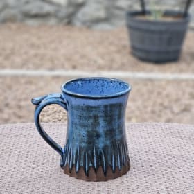 Blue coffee mug item