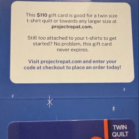 Project Repat T-shirt Quilt item