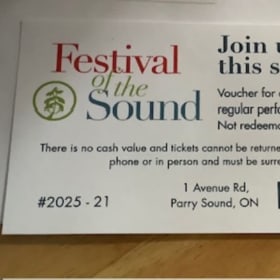 Festival of the Sound 1pair of tickets #2 item