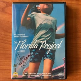 THE FLORIDA PROJECT DVD SIGNED BY SEAN BAKER NEW item