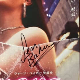 ANORA JAPANESE MINI POSTER SIGNED BY SEAN BAKER 7x11 INCH item