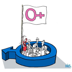 Le féminisme dans un monde d'hommes item