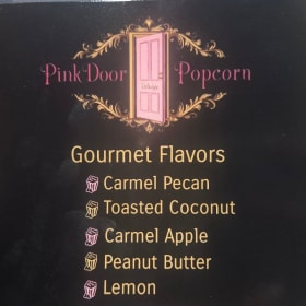Pink Door Popcorn Gift Basket and Goodies - Value $100 item