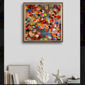 20x20" Lil Miss Sunshine Canvas Painting item