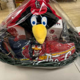 Cardinals Swag Basket item