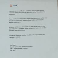 PNC Center Tickets item