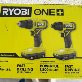 RYOBI 18V Cordless 2-Tool Combo Kit item