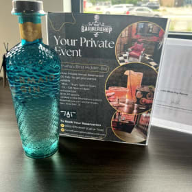 2.The Barbershop Speakeasy Rental + $100 towards tab + Gin item