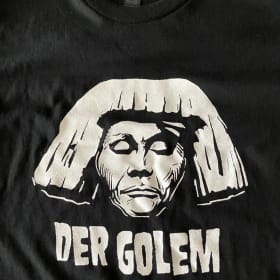 DER GOLEM T SHIRT SIZE MEDIUM GLOW IN DARK INK NEW item
