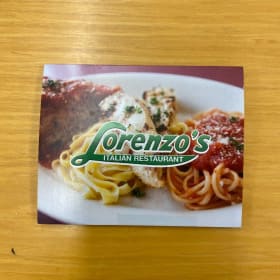 $60 gift card from Lorenzo's Italian Restaurant! item