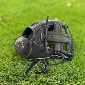 11.5" Infielders Glove Single Post Web (Black) item