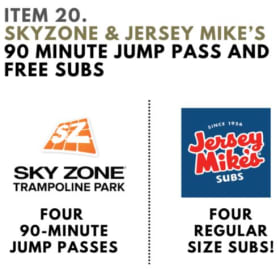 20. Skyzone & Jersey Mike's item