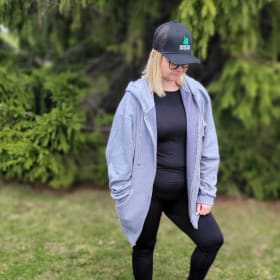 Veste à capuchon grise pâle (3X-Large) item