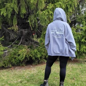 Veste à capuchon grise pâle (3X-Large) item