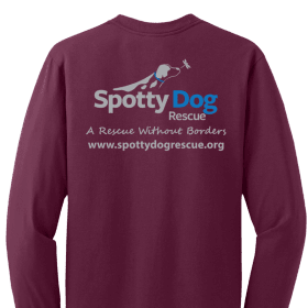 Maroon "Rescued is my Favorite Breed" item