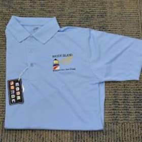 Adult Light Blue Polo shirt Lighthouse (Size XXL / 2XL) item