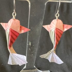 Koi Origami Earrings item