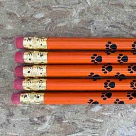 Paw Print Pencil item