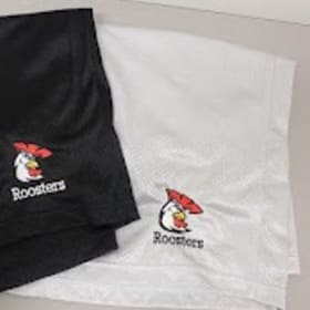 Adult Gray Mesh Shorts Roosters (Size MEDIUM) item