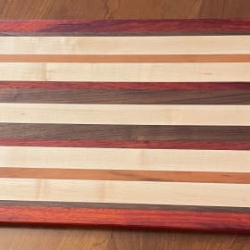 Hand-carved Wood Serving Platter item