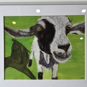 Painting - Fern the McFable Goat item
