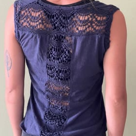 TREE Fete Navy Blue Tank Top item