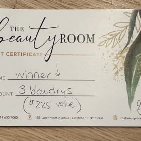 3 blow drys at The Beauty Room + Hair Spray item