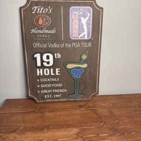 Tito’s Vodka Bar Sign item
