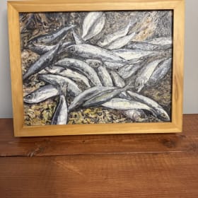 Fish Oil Paintings (2) item