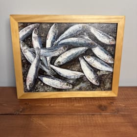 Fish Oil Paintings (2) item
