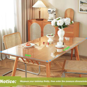 OstepDecor Clear Table Cover Protector, 1.5mm Thick 30 x 60 item