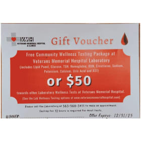 Veterns Memorial Hospital: Best in Class Health Screening item