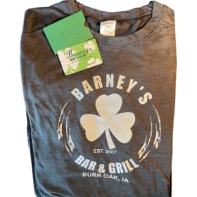 Barney's/Fridley Theatre:  Blue Ribbon Meal, T-Shirt, Movie item