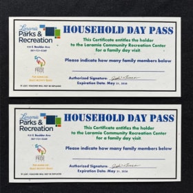 Laramie Parks & Rec Day Passes item