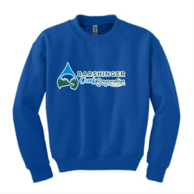 YOUTH Crew Sweatshirt, MED - XL Safety Pink, Red, Royal item