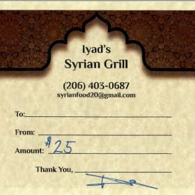 Iyad's Syrian Grill item